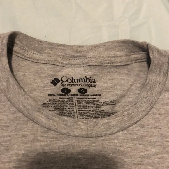 Columbia Crawl Gray Shirt Men’s Size L - Picture 6 of 9
